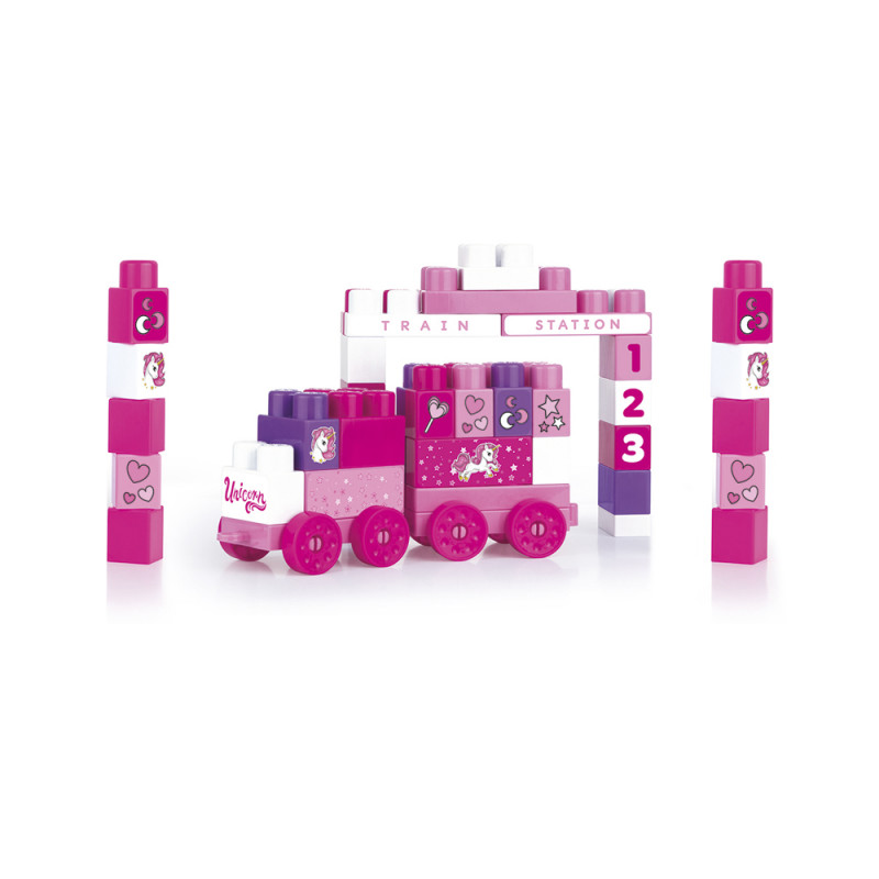 Единорог конструктор 50шт в коробке «2554»