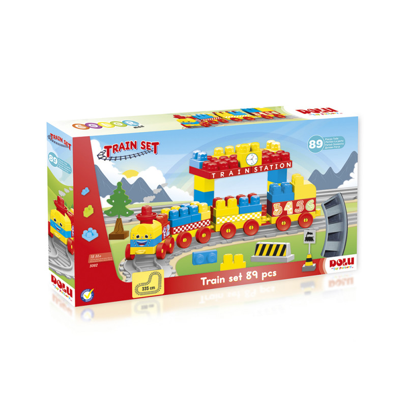 Набор поезда 89 шт «5082»